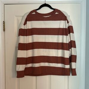 Universal Thread Striped French Terry Sweatshirt